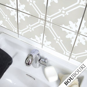 TILE STICKERS - set of 4 - &quot;FARO 01&quot;