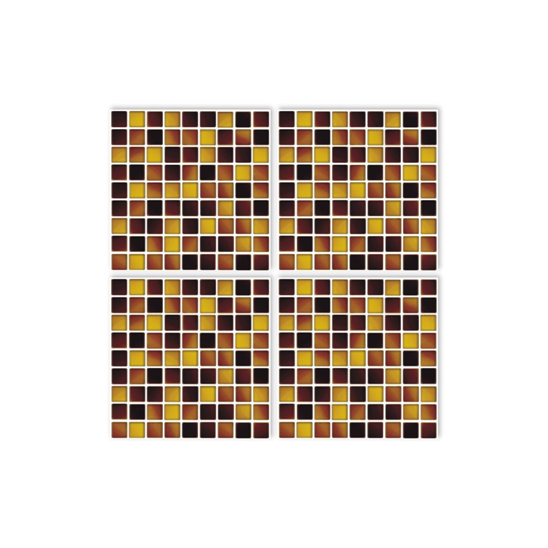 CHERIFA 01 Fliesenaufkleber für Wand&Boden 4er Set 5.9"x5.9" - 4pcs
