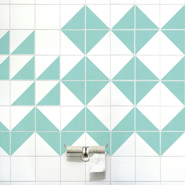 タイルステッカー/タイルタトゥー4枚セット「SIMILAR 02」