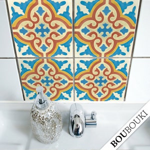 TILE DECAL - set of 4 - "RIMAL 12"