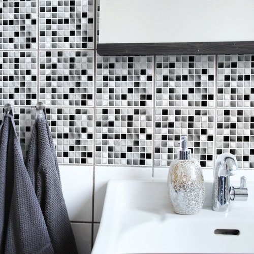 Wall Tile Decals Vinyl Sticker WATERPROOF Tile or Wallpaper Etsy UK