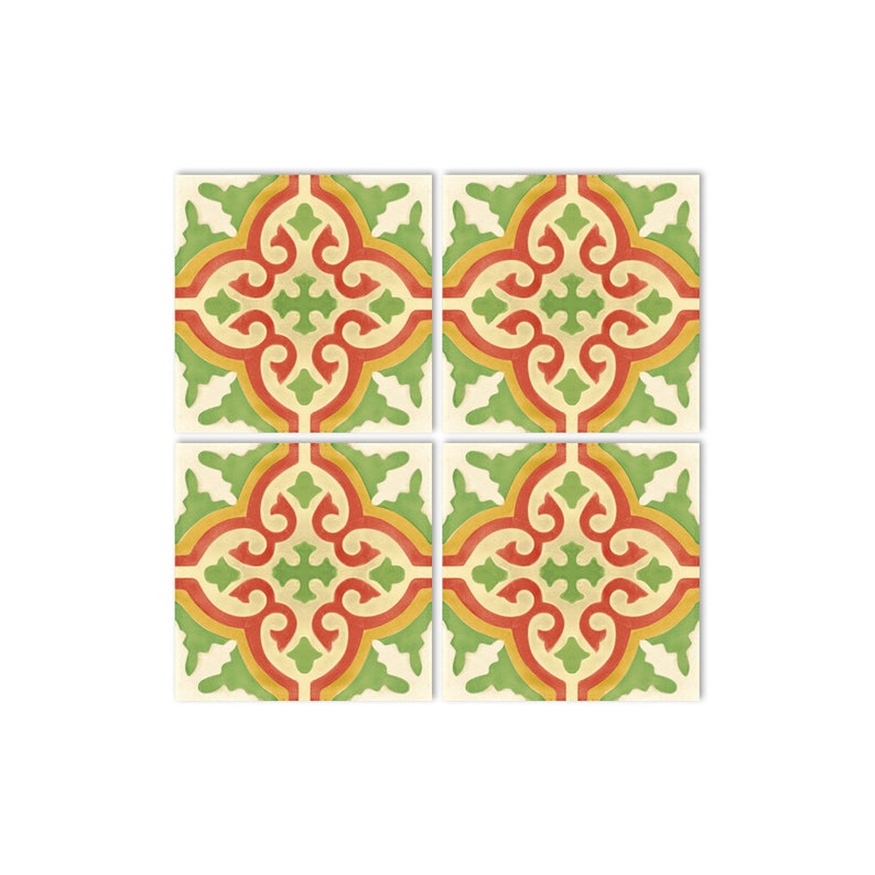 TILE DECAL set of 4 RIMAL 13 image 2