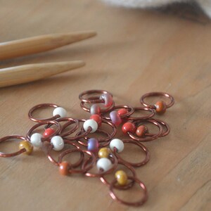 Snag Free Stitch Markers Vicuna Flash Dangle Free Snag Free Knitting Stitch Markers Small Medium Large Sizes Available image 2