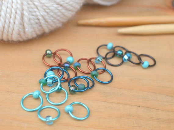 Snag Free Stitch Markers - Kokopelli - Dangle Free - Snag Free Knitting Stitch Markers - Small Medium Large Sizes Available