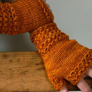 Fingerless Mitten Knitting Pattern PDF Knitting Pattern Instant Download Knitting Pattern Wynsome Fingerless Mitts image 2