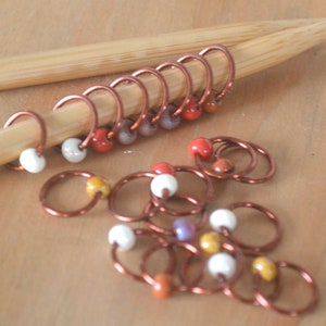 Snag Free Stitch Markers Vicuna Flash Dangle Free Snag Free Knitting Stitch Markers Small Medium Large Sizes Available image 7