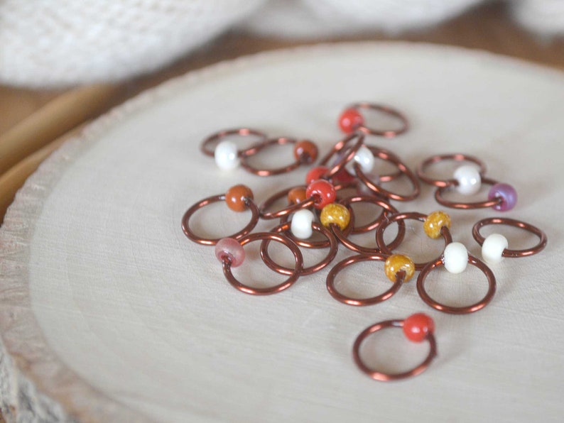 Snag Free Stitch Markers Vicuna Flash Dangle Free Snag Free Knitting Stitch Markers Small Medium Large Sizes Available image 3