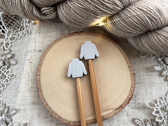 Knitting Needle Stoppers - Sweater Weather