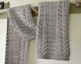 Tenney Hill Scarf Knitting Pattern - Textured Knit (PDF Pattern)