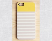 iPhone 6 cas, affaire iPhone 4, iPhone 4 s cas, Samsung s5 et s3 cas, étuis pour iphone & covers - mellow yellow et rayures