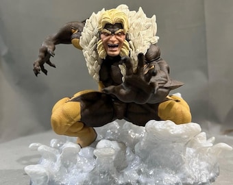 Marvel Sabertooth hand painted 3D printed statue