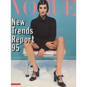 Supplemento VOGUE ITALIA July 1995 Runway Report Vintage Fashion Magazine 1990s International Fashion Shows Designers Paris Milan New York