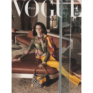 VOGUE Italia March 2000 Vintage Fashion Magazine 2000s Y2K Retro Birthday Anniversary Christmas Gift Present Ads Advertisements Italy
