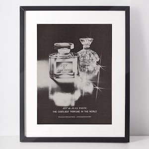 JEAN PATOU 1981 Vintage Advertisement 1980s Perfume Joy Parfum Luxury Brand Print Ad Collectible Wall Art Birthday Christmas Gift Present