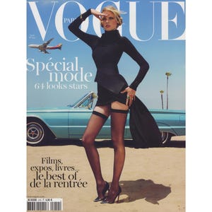 VOGUE PARIS August 2011 Vintage Fashion Magazine 2000s Y2K Vogue France Birthday Christmas Gift Present Photos Ads Advertisements Couture