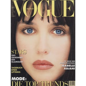 VOGUE GERMANY August 1994 Vintage Fashion Magazine 1990s Retro Birthday Anniversary Christmas Gift Present Photos Ads Advertisements