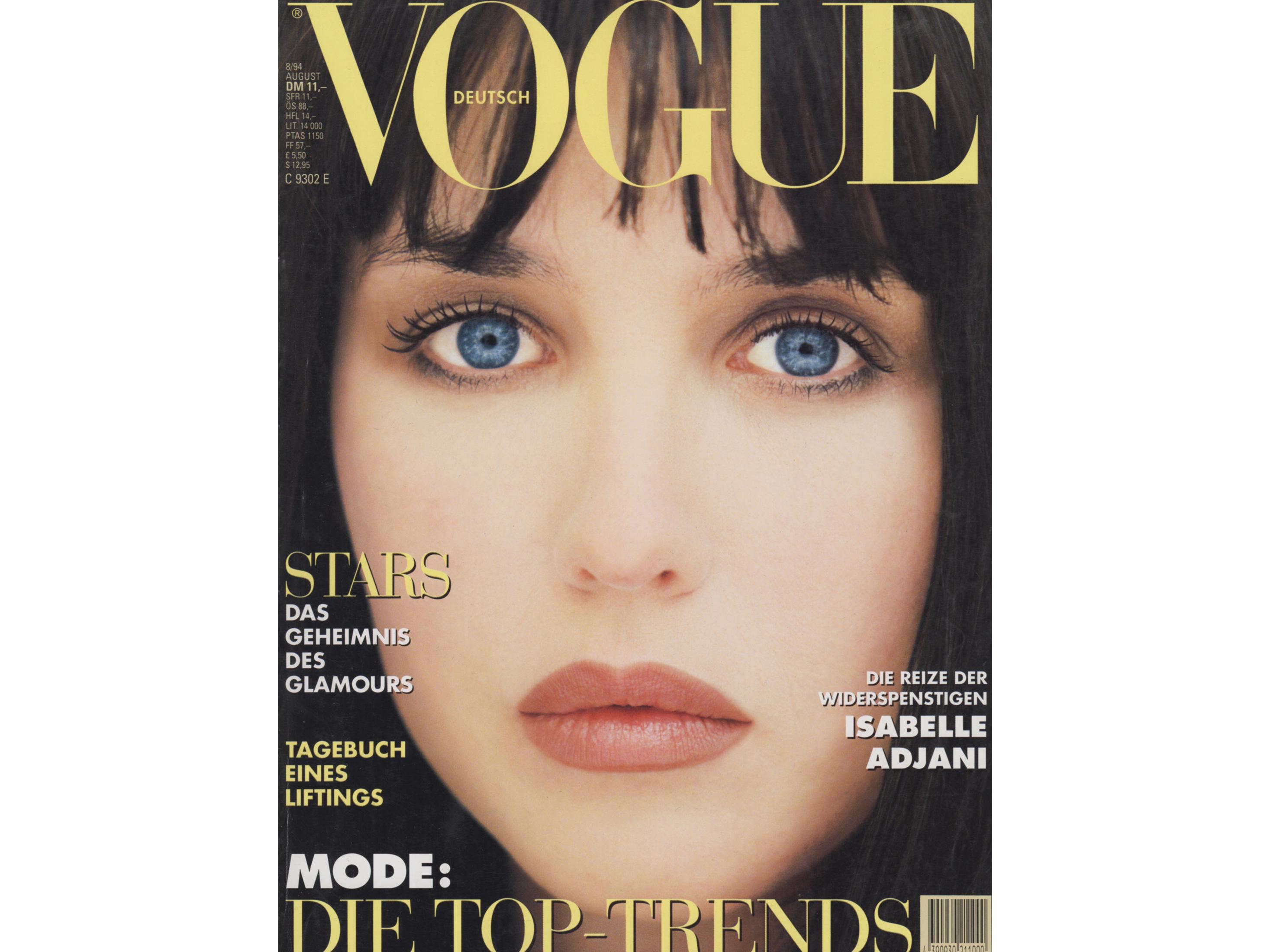 Buy VOGUE GERMANY August 1994 Vintage Fashion Magazine 1990s Retro