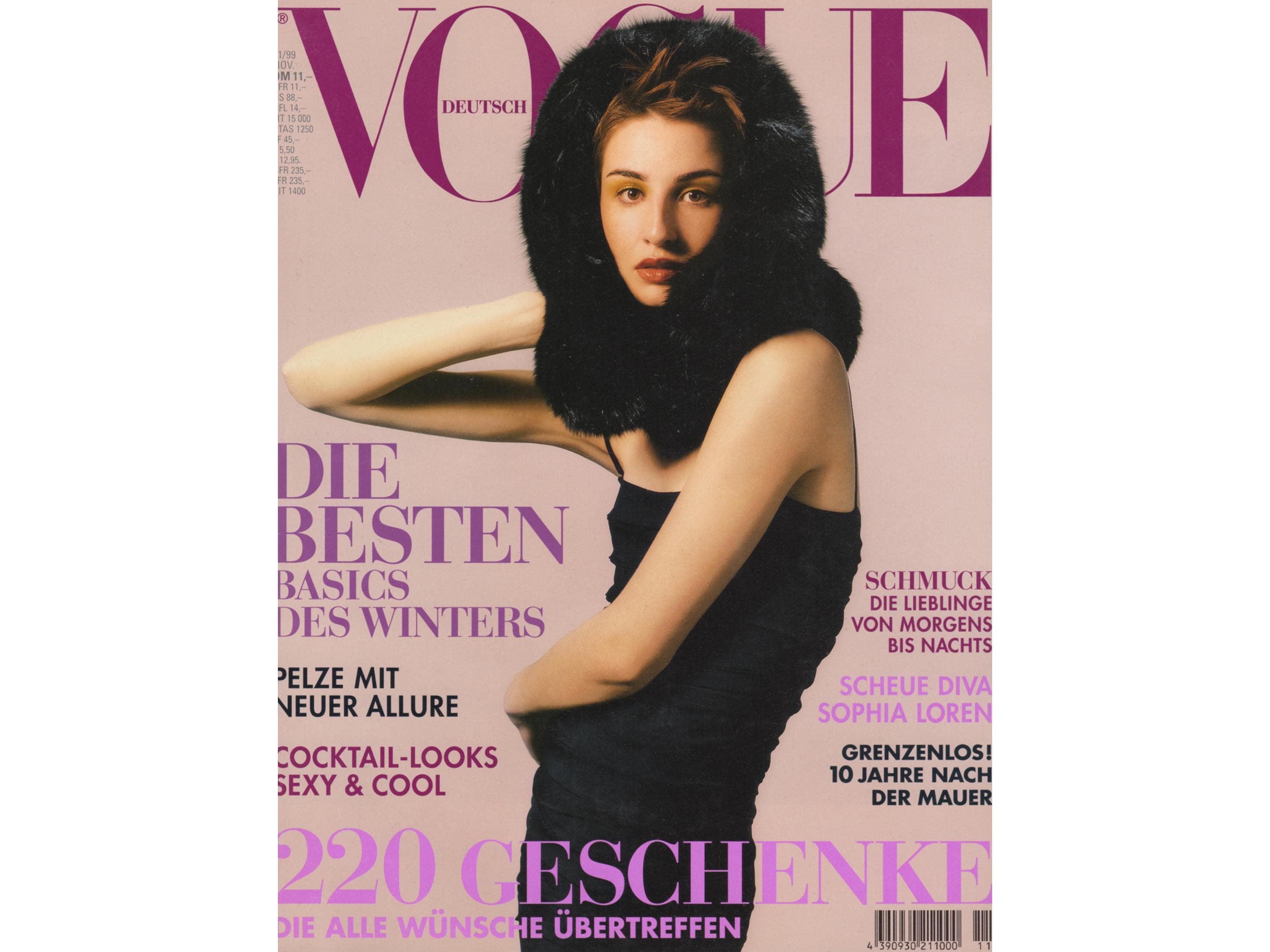 VOGUE GERMANY November 1999 Vintage Fashion Magazine 1990s Retro