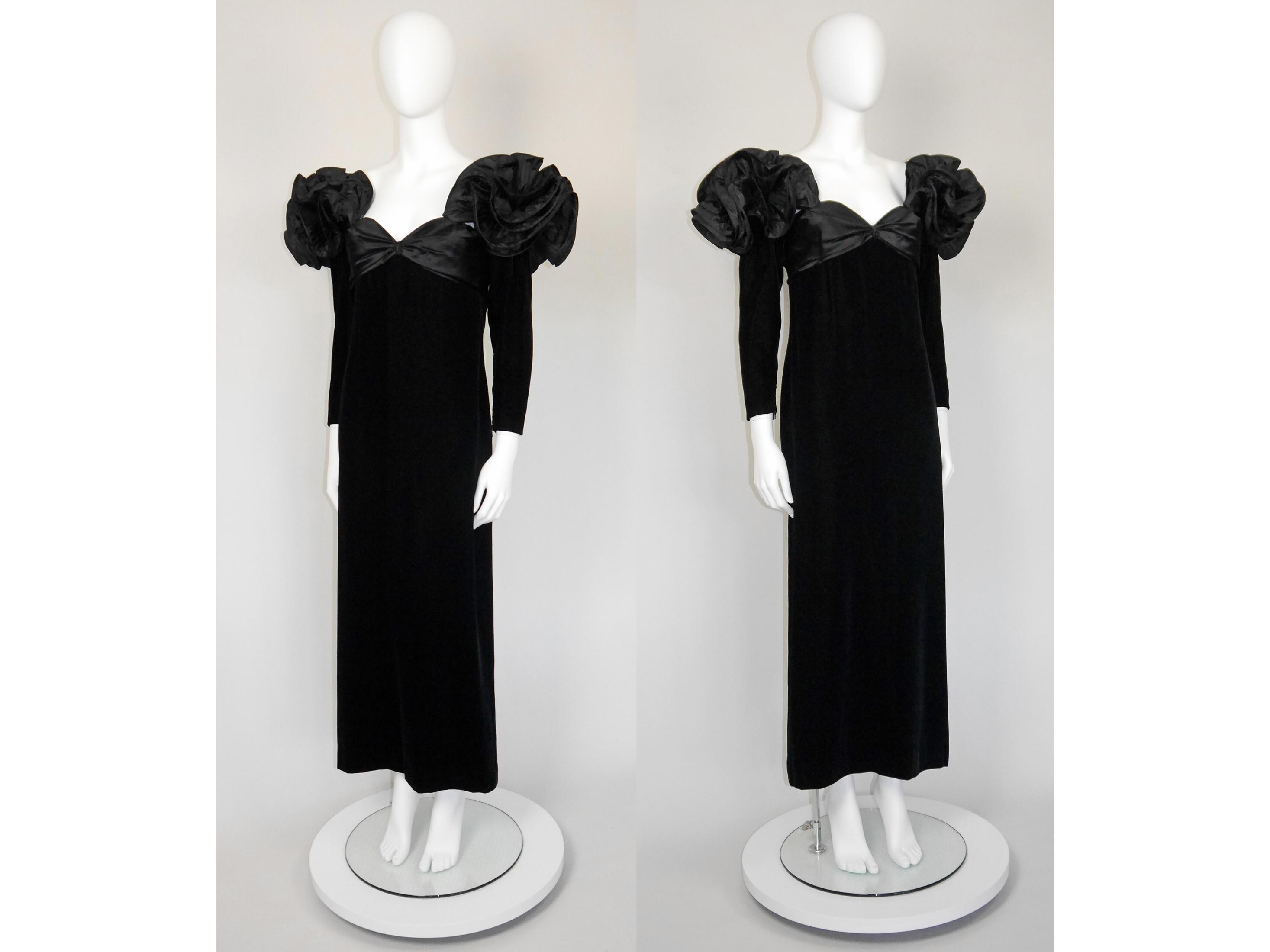 Robe Nina Ricci Vintage Années 80 - Robe De Soirée Rose En Soie, Taille 38