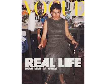 Vogue Italia No 484 Dec 1990 Original Vintage Fashion