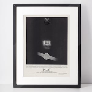 PIAGET 1964 Vintage Advertisement 1960s Luxury Watches Print Ad Collectible Wall Art Birthday Anniversary Christmas Gift Present Home Decor