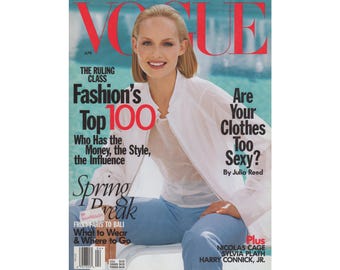 Vogue UK Nov 1998 Original Vintage Fashion Magazine Cover : Kate Vogue UK Nov 1998 Original Vintage Fashion Magazine Cover : Kate