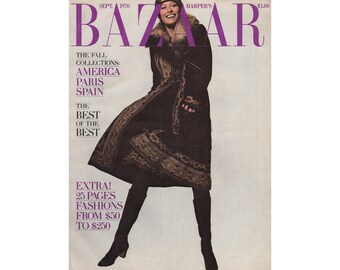 Harper's Bazaar April 1954 Original Vintage Retro Rare Fashion