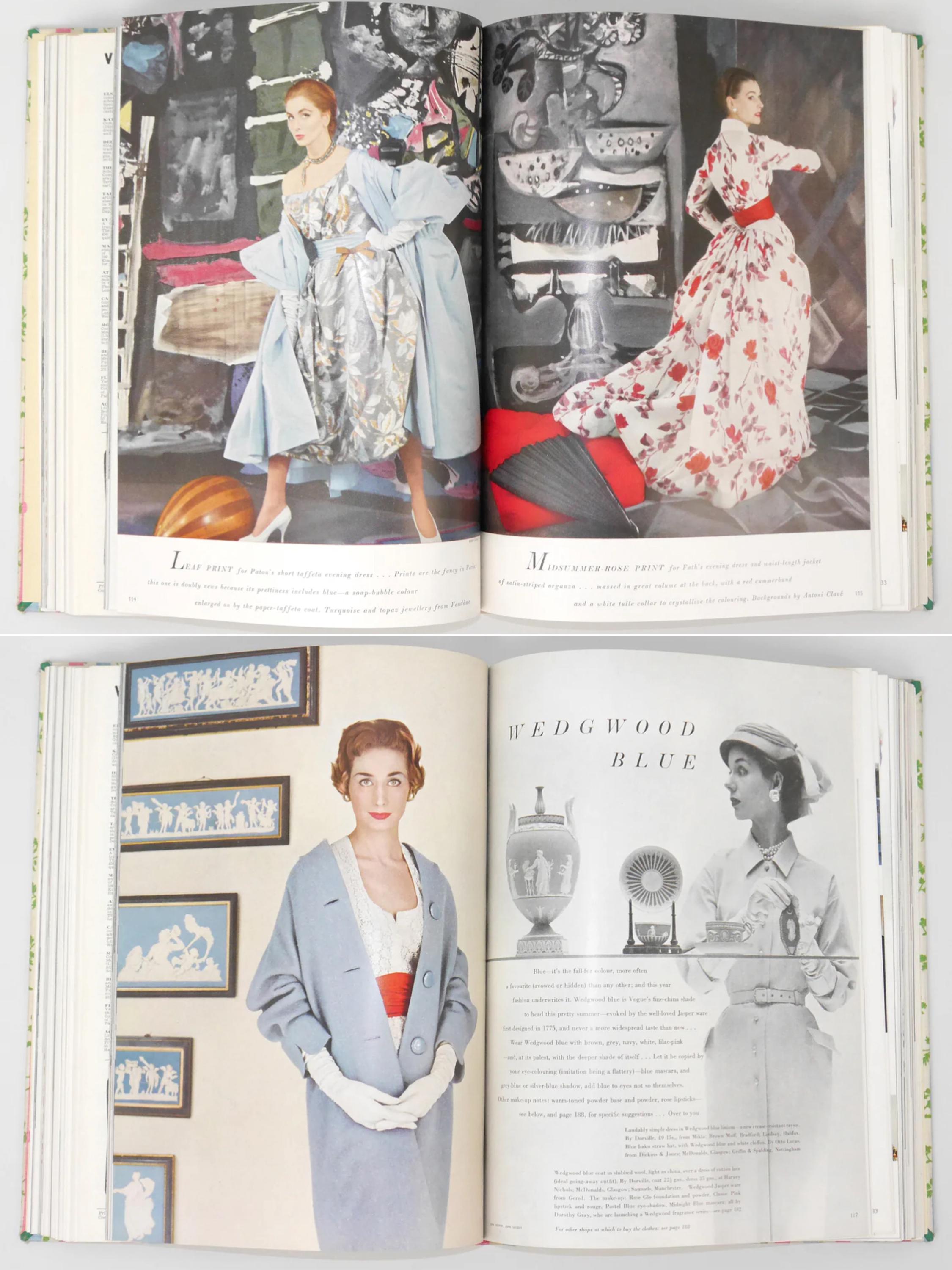 Vogue (British) 1954 January, René Bouché, Revillon, Marc