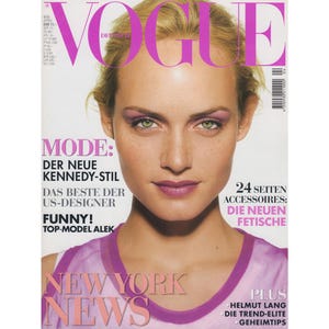 VOGUE GERMANY April 1999 Vintage Fashion Magazine 1990s Retro Birthday Anniversary Christmas Gift Present Photos Ads Advertisements