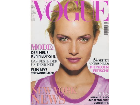 VOGUE GERMANY April 1999 Vintage Fashion Magazine 1990s Retro