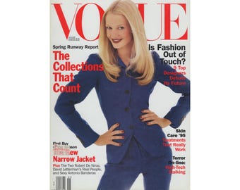 ヴォーグUS 1995年5月号 オリジナルヴィンテージファッションマガジン