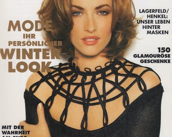 VOGUE GERMANY November 1992 Vintage Fashion Magazine 1990s Retro