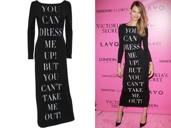 moschino black dress