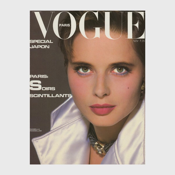 VOGUE PARIS novembre 1983 vintage magazine de mode des années 1980 rétro anniversaire anniversaire Noël cadeau cadeau photos publicités