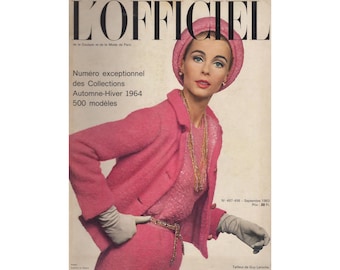 コレクション マガジン 冬 1964-1965 パリ フランス 外国 オリジナル