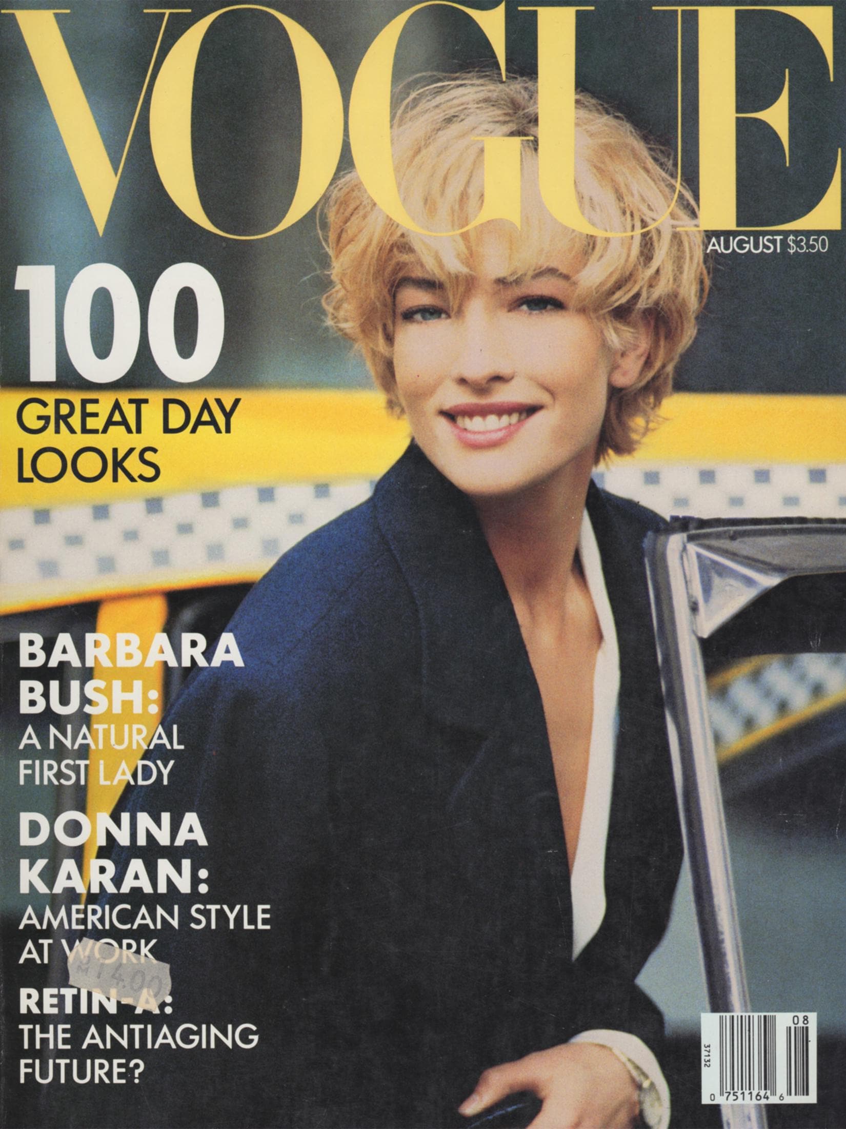 VOGUE US August 1989 Vintage Fashion Magazine 1980s Birthday