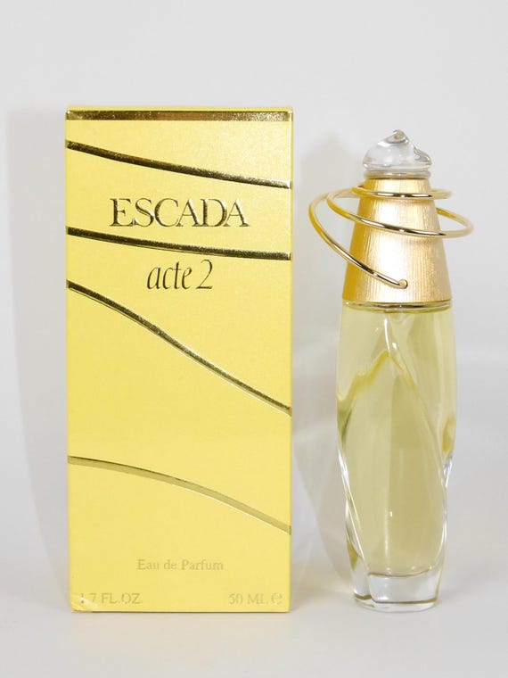 Escada Acte2 100ml ヴィンテージ ESCADA Acte 2 (1995) 50 ml Eau de Parfum EdP Splash Vintage Parfüm
