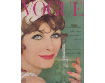 Vogue UK Feb 1953 Original Vintage Fashion Magazine Britannica