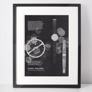 PATEK PHILIPPE 1964 Vintage Advertisement 1960s Luxury Watches Print Ad Collectible Wall Art Birthday Anniversary Christmas Gift Present