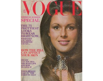 ヴォーグUS 1977年5月号 オリジナルヴィンテージファッションマガジン