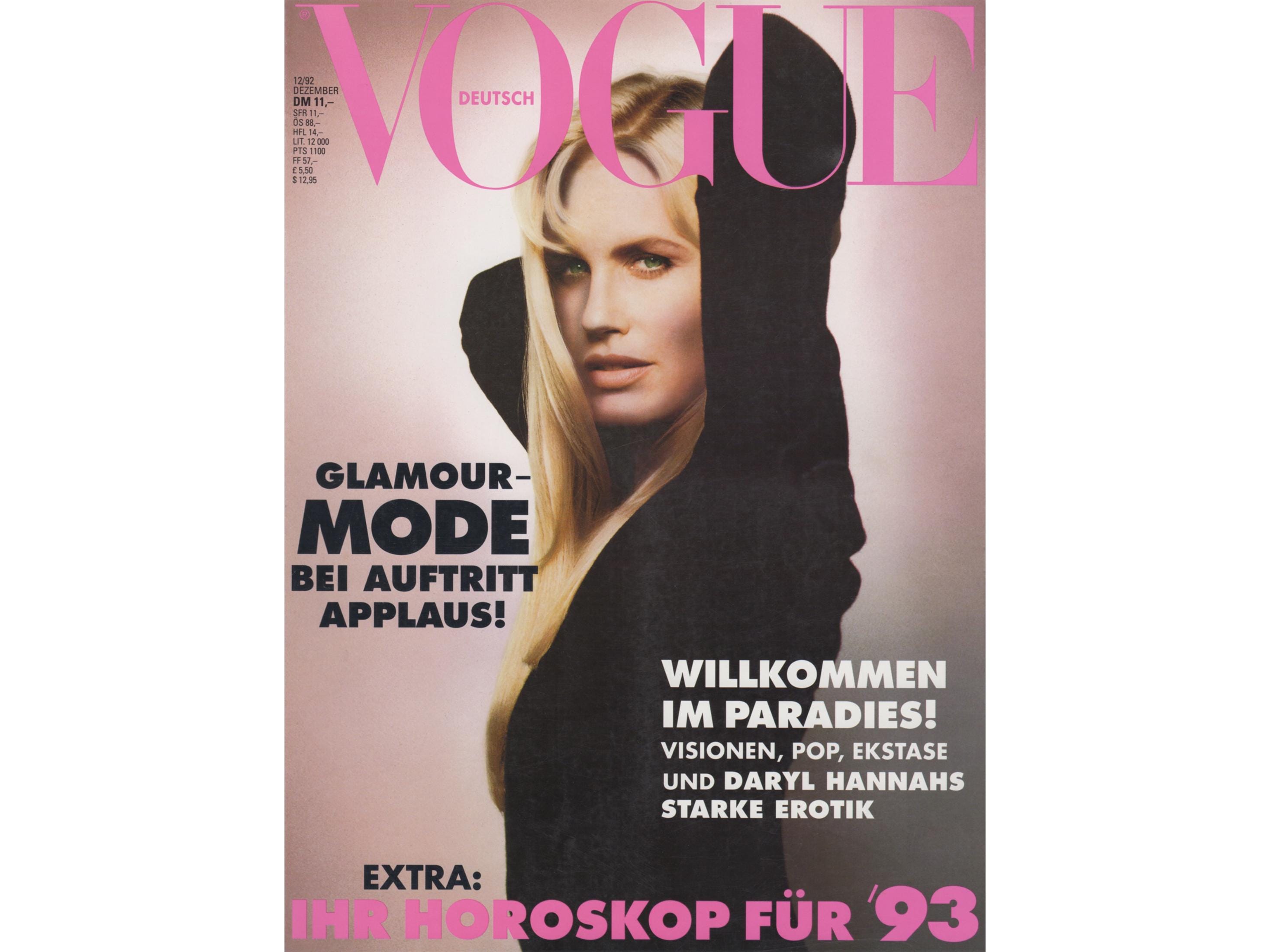 ヴォーグ・ドイツ 1992年12月号 ヴィンテージファッション雑誌 1990