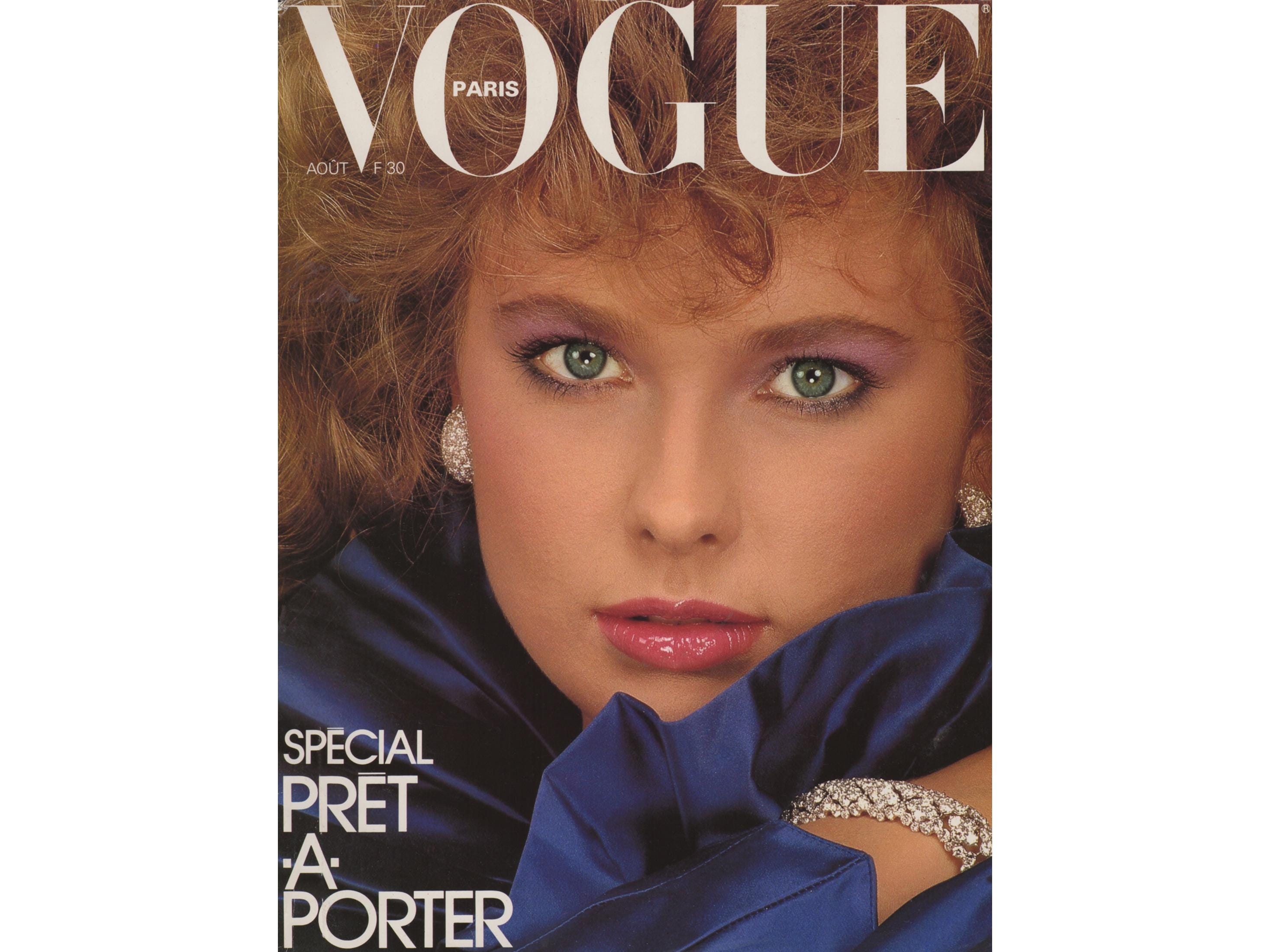 VOGUE PARIS 1981年8月号 ヴィンテージファッション雑誌 1980年代