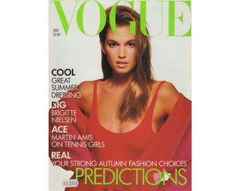 Vogue UK Nov 1989 Birthday Gift Present Original British Vintage