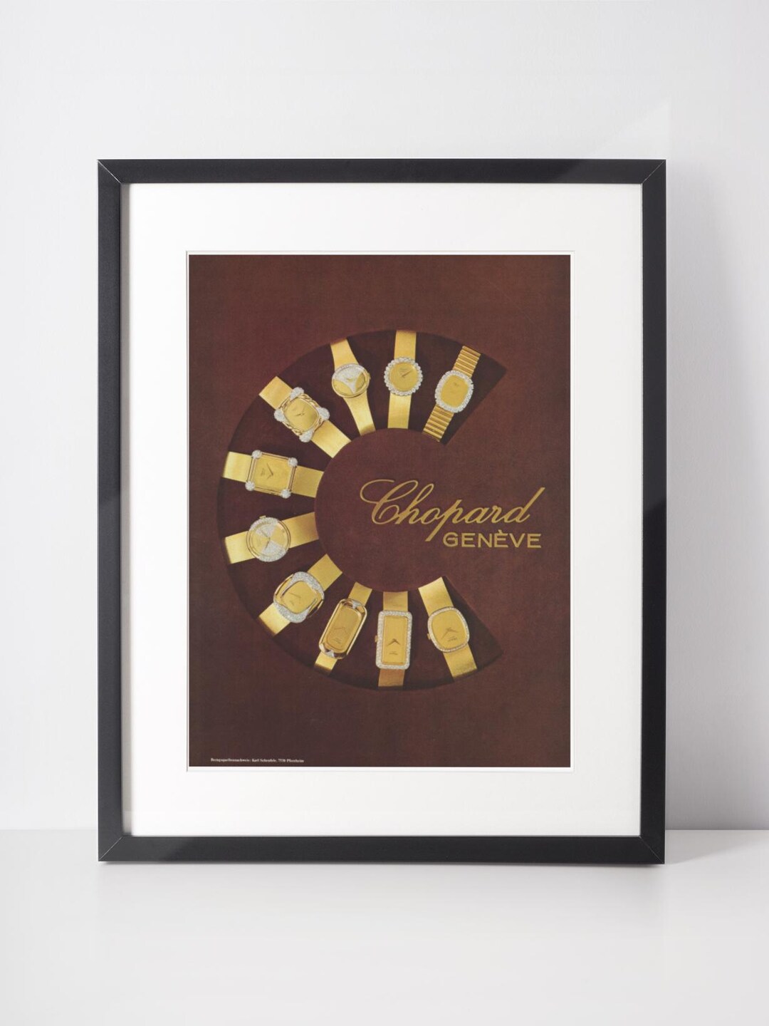 CHOPARD 1976 Vintage Advertisement 1970s Luxury Watches Print Ad ...