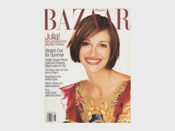 90s Vintage Harper's Bazaar Magazine T