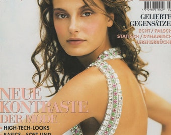 VOGUE GERMANY February 1999 Vintage Fashion Magazine 1990s Retro