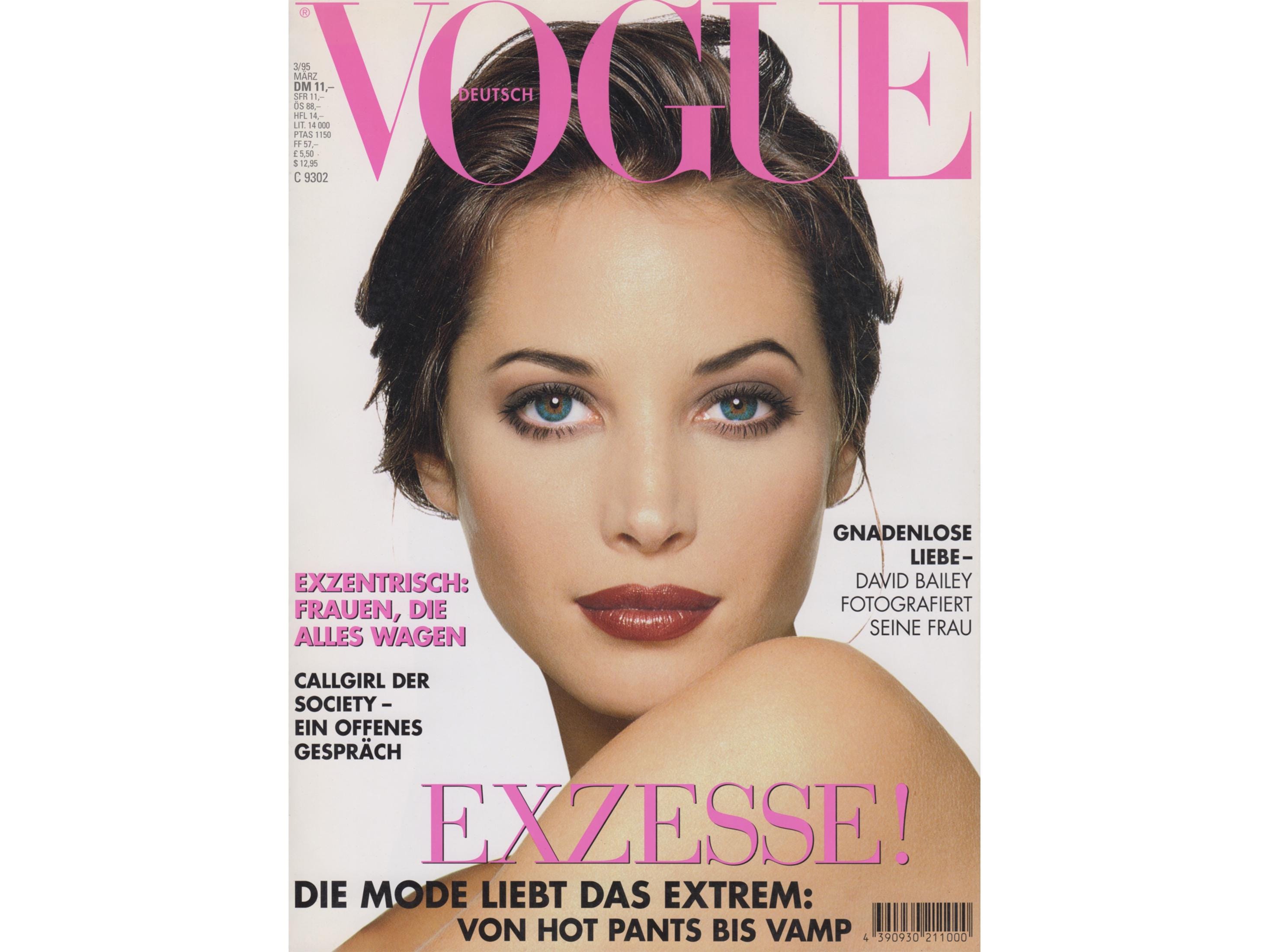 VOGUE GERMANY March 1995 Vintage Fashion Magazine 1990s Birthday