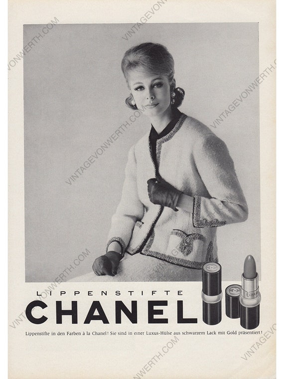 CHANEL ヴィンテージ広告 1960年代 CHANEL ヴィンテージ広告 1960年代
