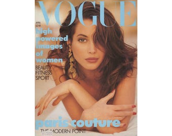 Vogue Italia 1991 Linda Evangelista Christy Turlington Claudia