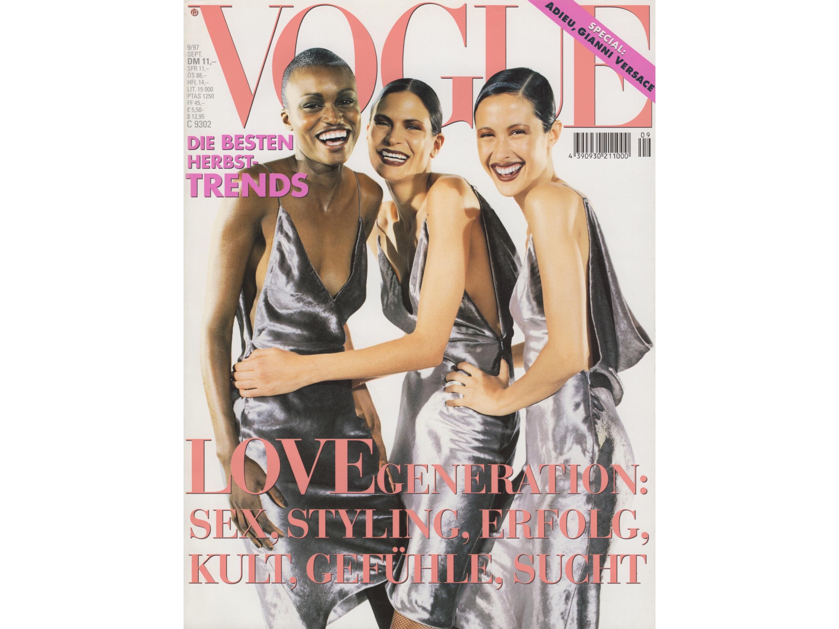 VOGUE GERMANY September 1997 Vintage Fashion Magazine 1990s Retro